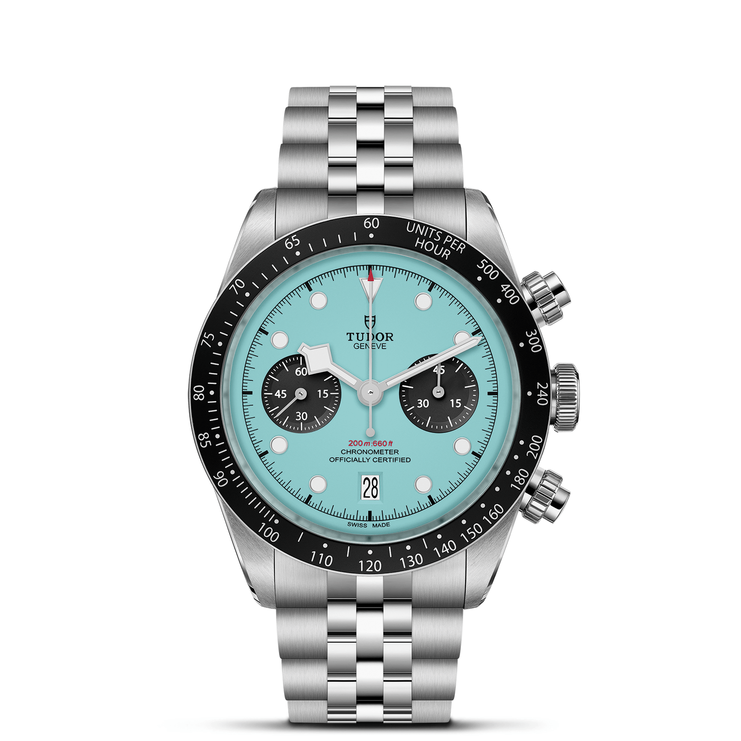 Black Bay Chrono "Flamingo Blue" M79360N-0024