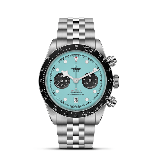 Black Bay Chrono "Flamingo Blue" M79360N-0024