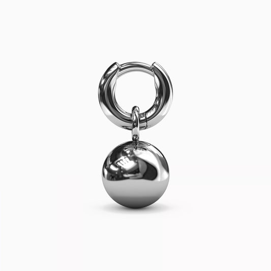 Detachable Ball Charm in Sterling Silver