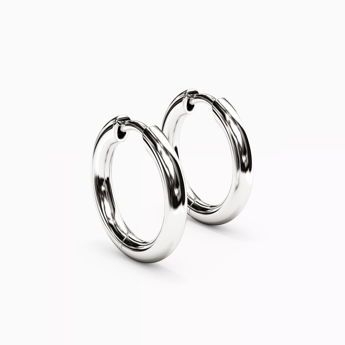Men's Hoop Earrings in 14K Gold