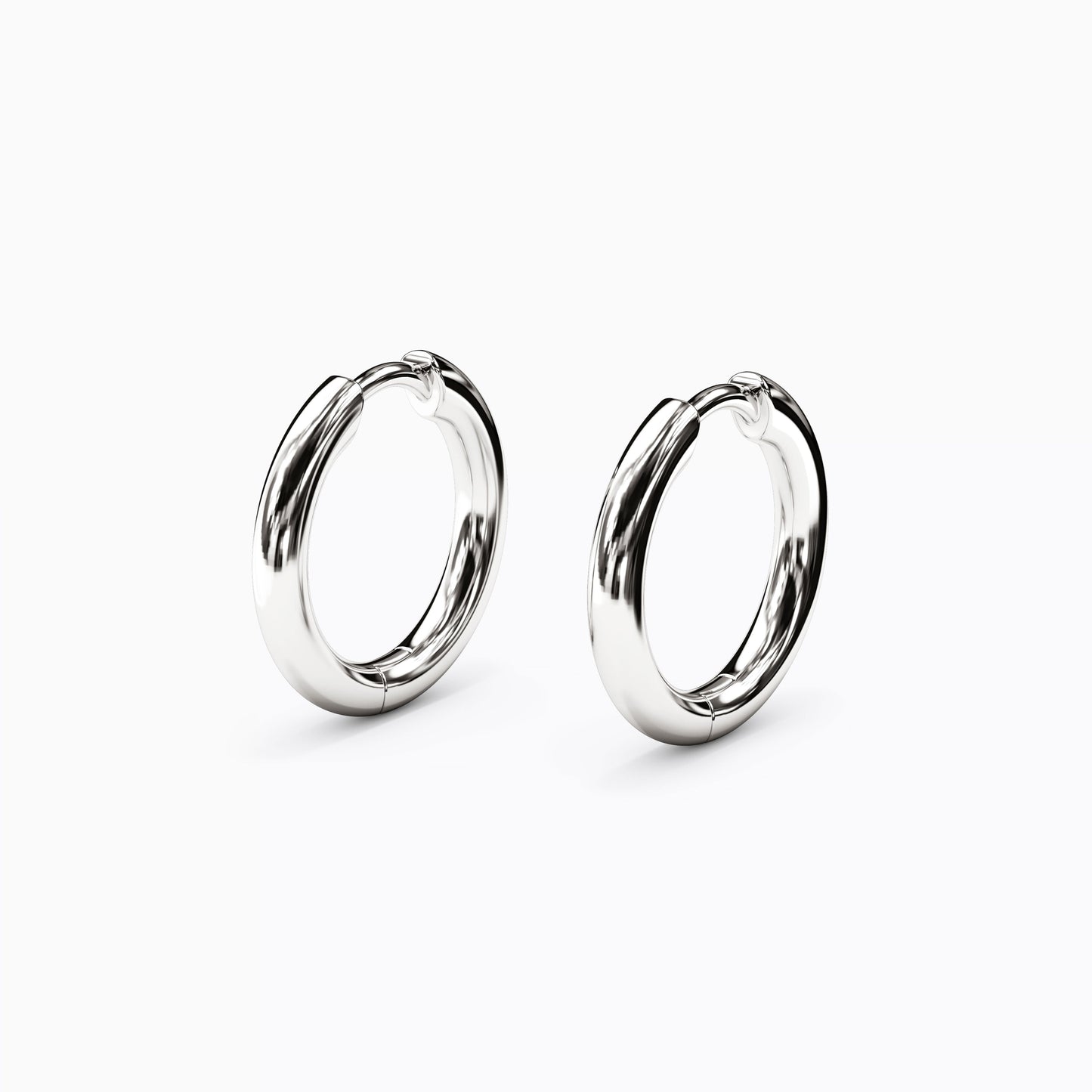 Men's Hoop Earrings in 14K Gold