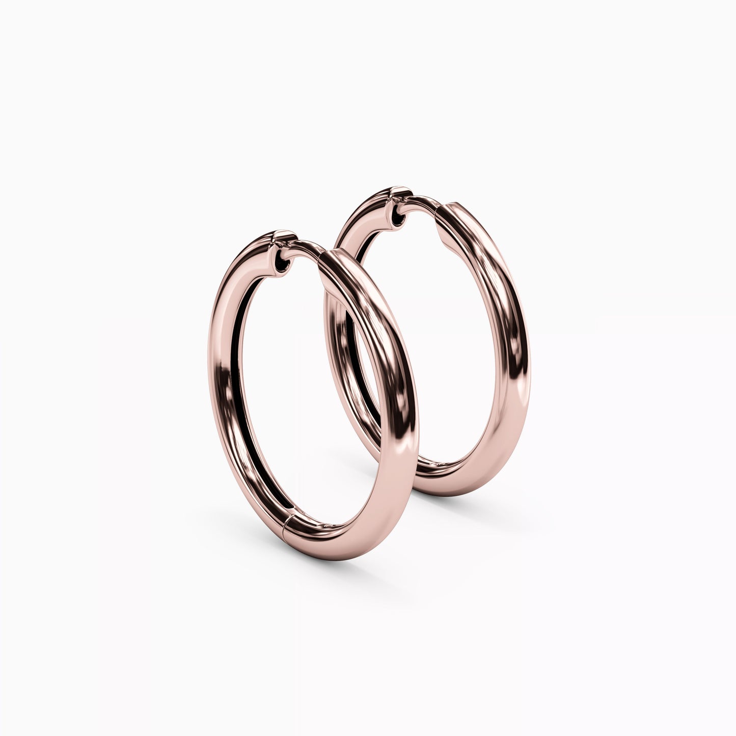 Essential Huggie Hoop Earrings in 14K Gold