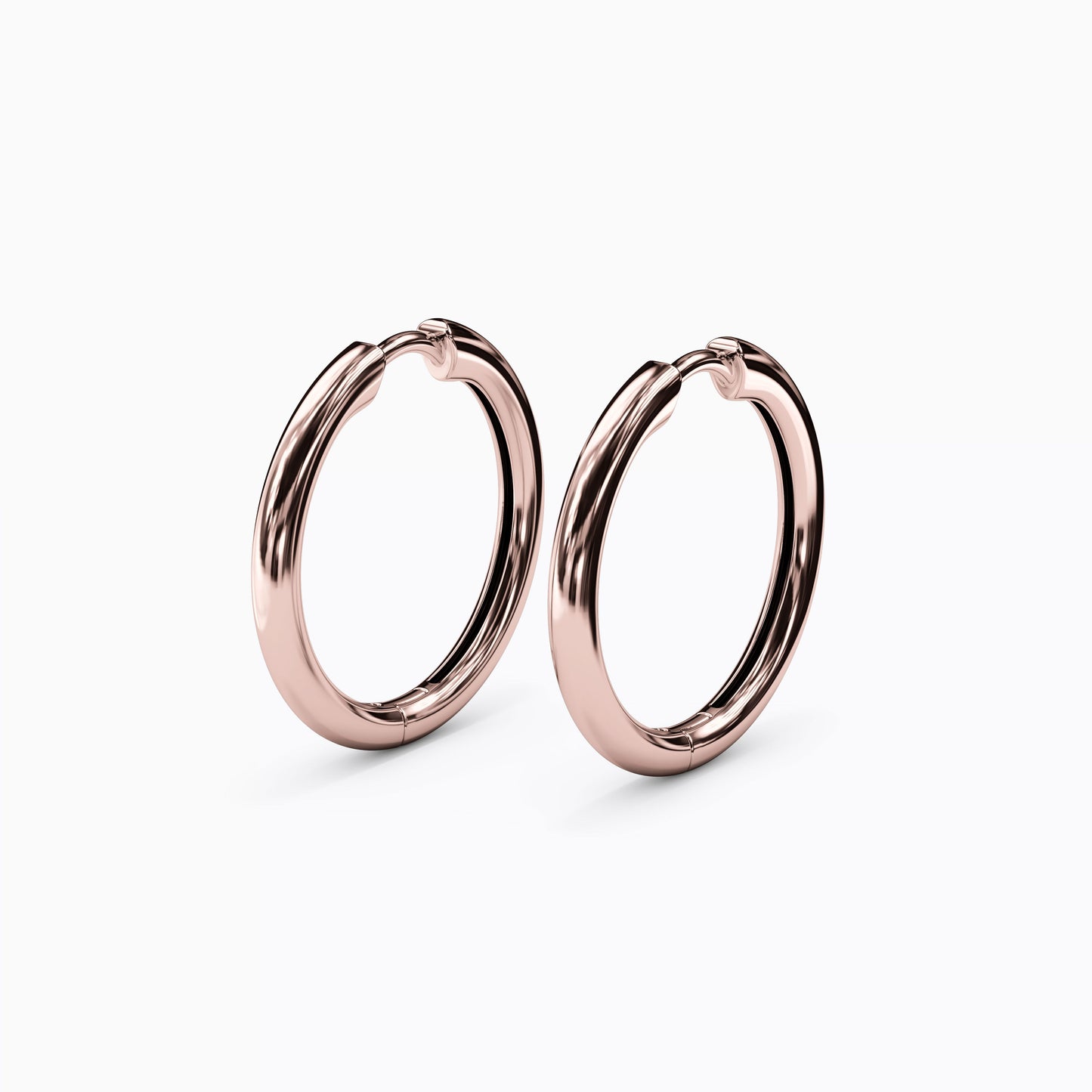 Essential Huggie Hoop Earrings in 14K Gold