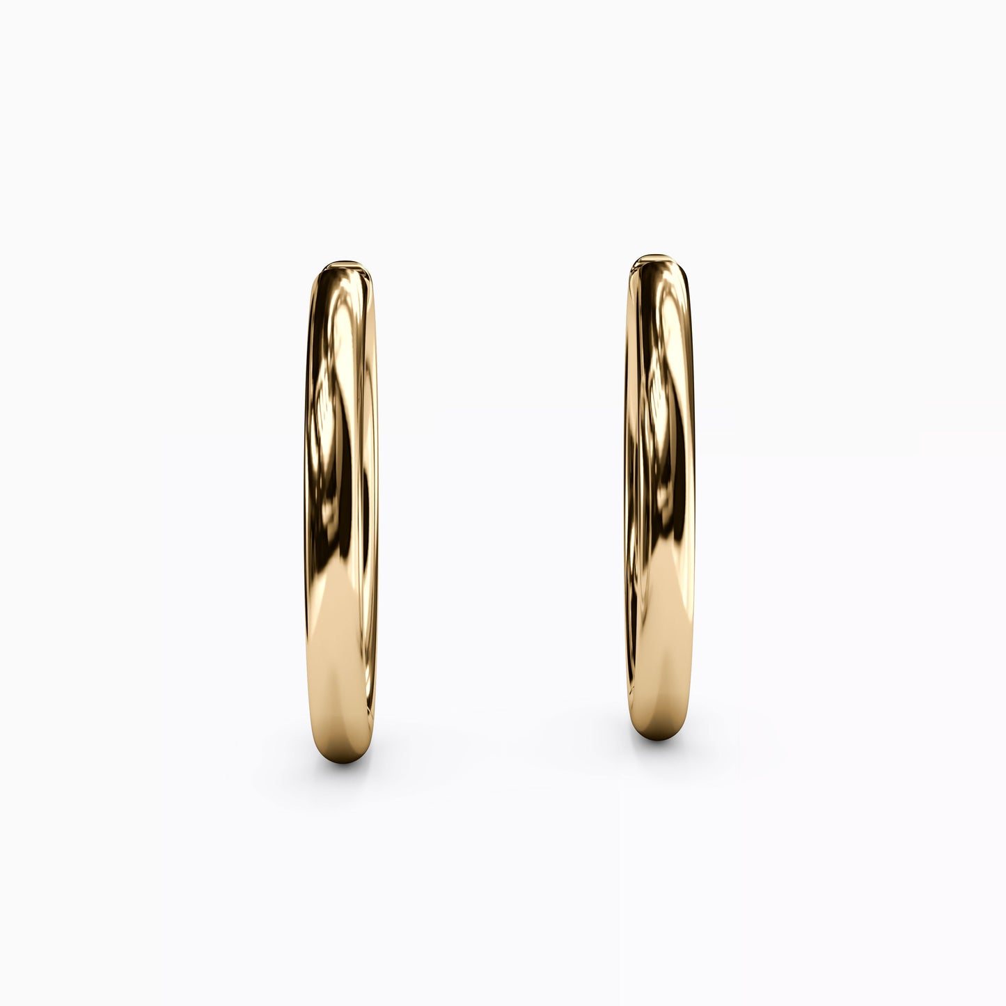 Essential Huggie Hoop Earrings in 14K Gold