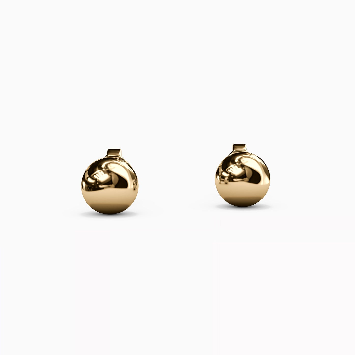 Ball Stud Earrings in 14K Gold