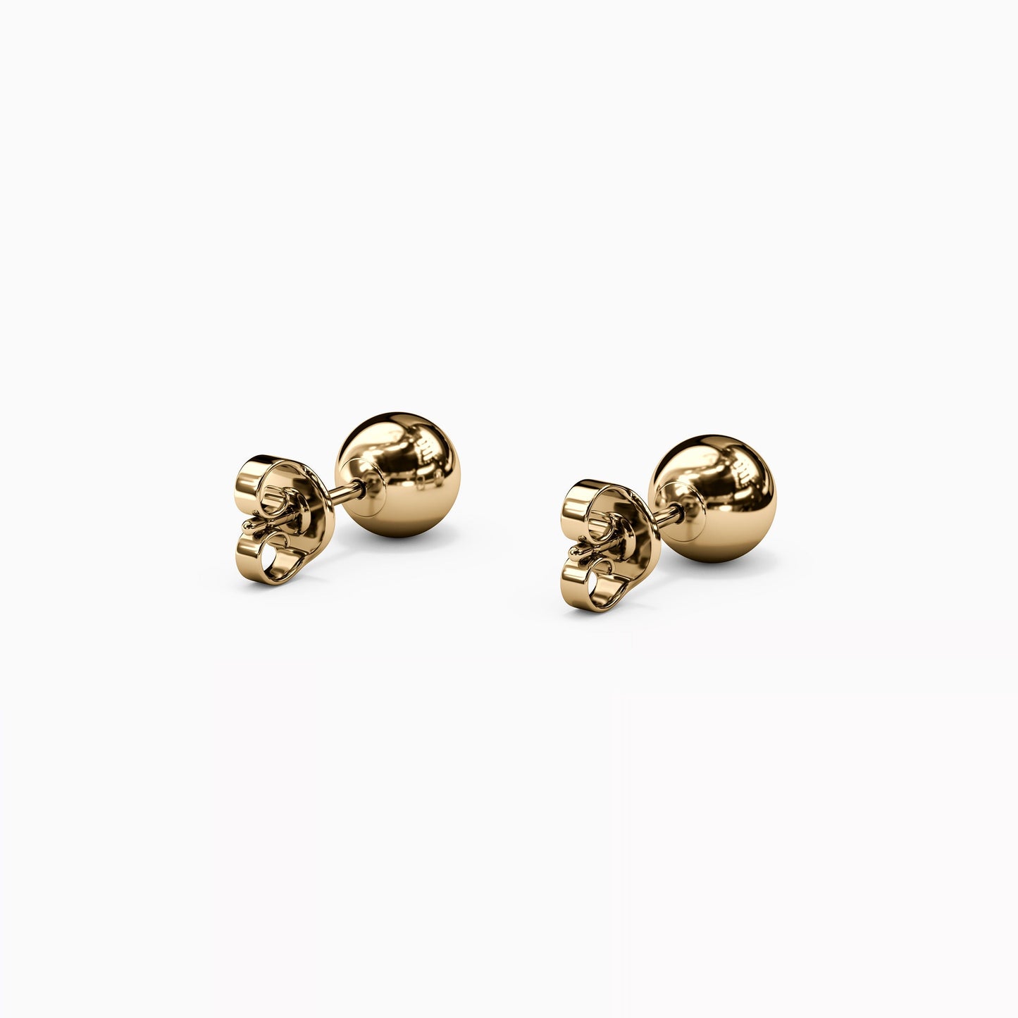 Ball Stud Earrings in 14K Gold