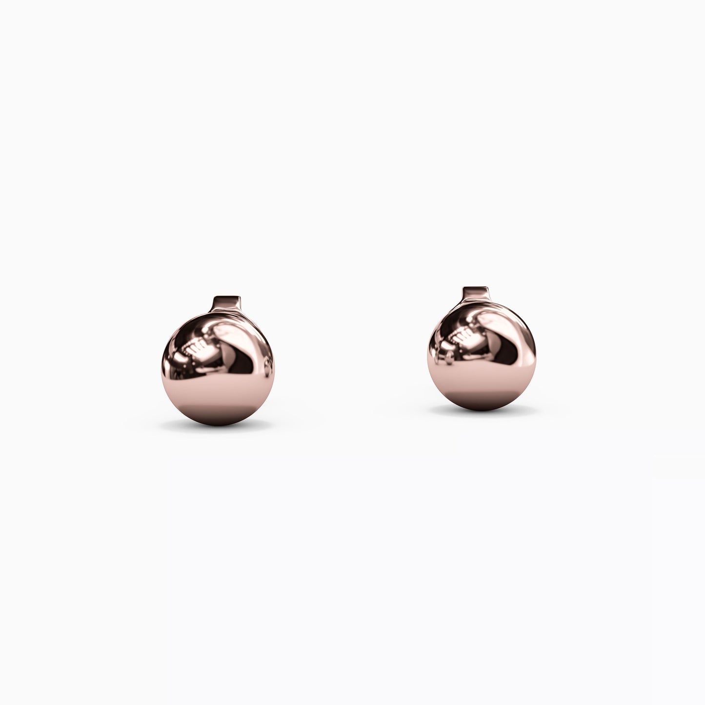 Ball Stud Earrings in 14K Gold