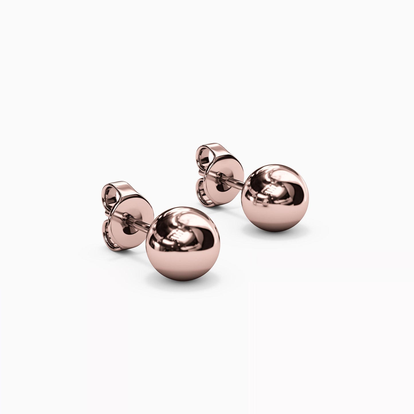 Ball Stud Earrings in 14K Gold