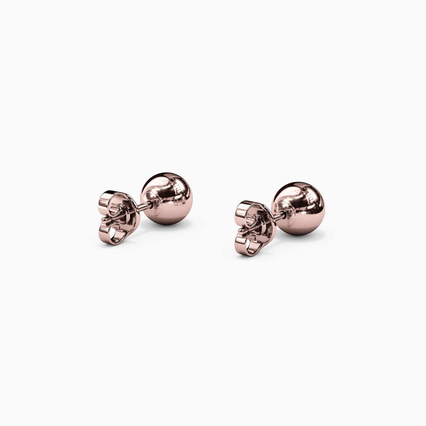 Ball Stud Earrings in 14K Gold