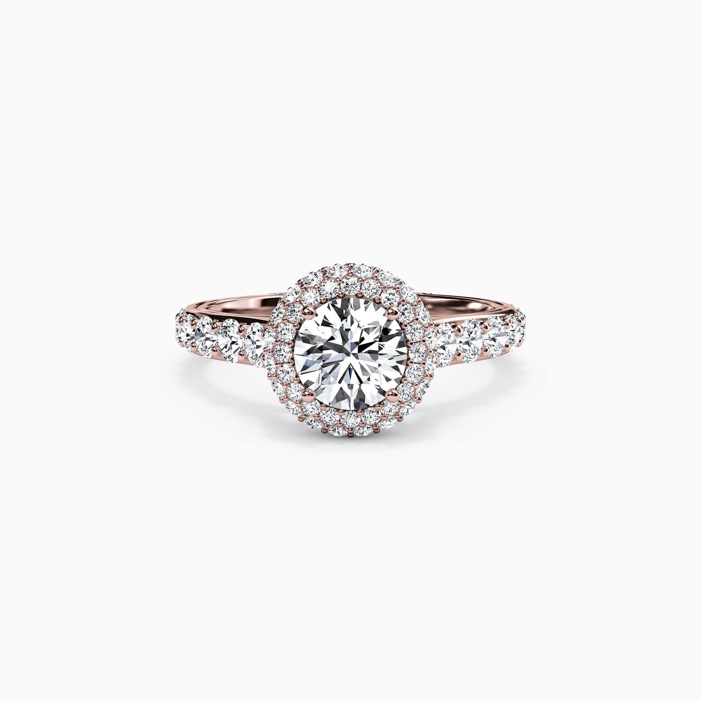 Halo Marielle Engagement Ring in 14K Gold