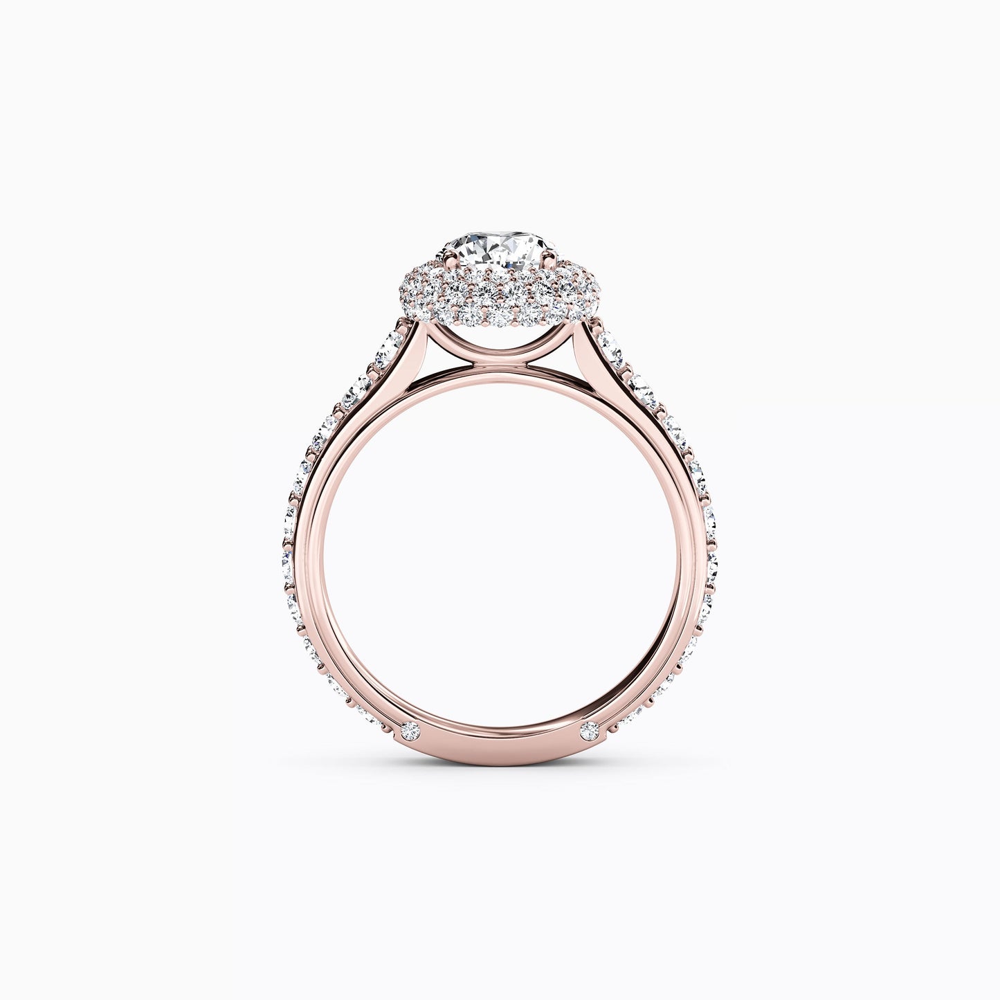 Halo Marielle Engagement Ring in 14K Gold