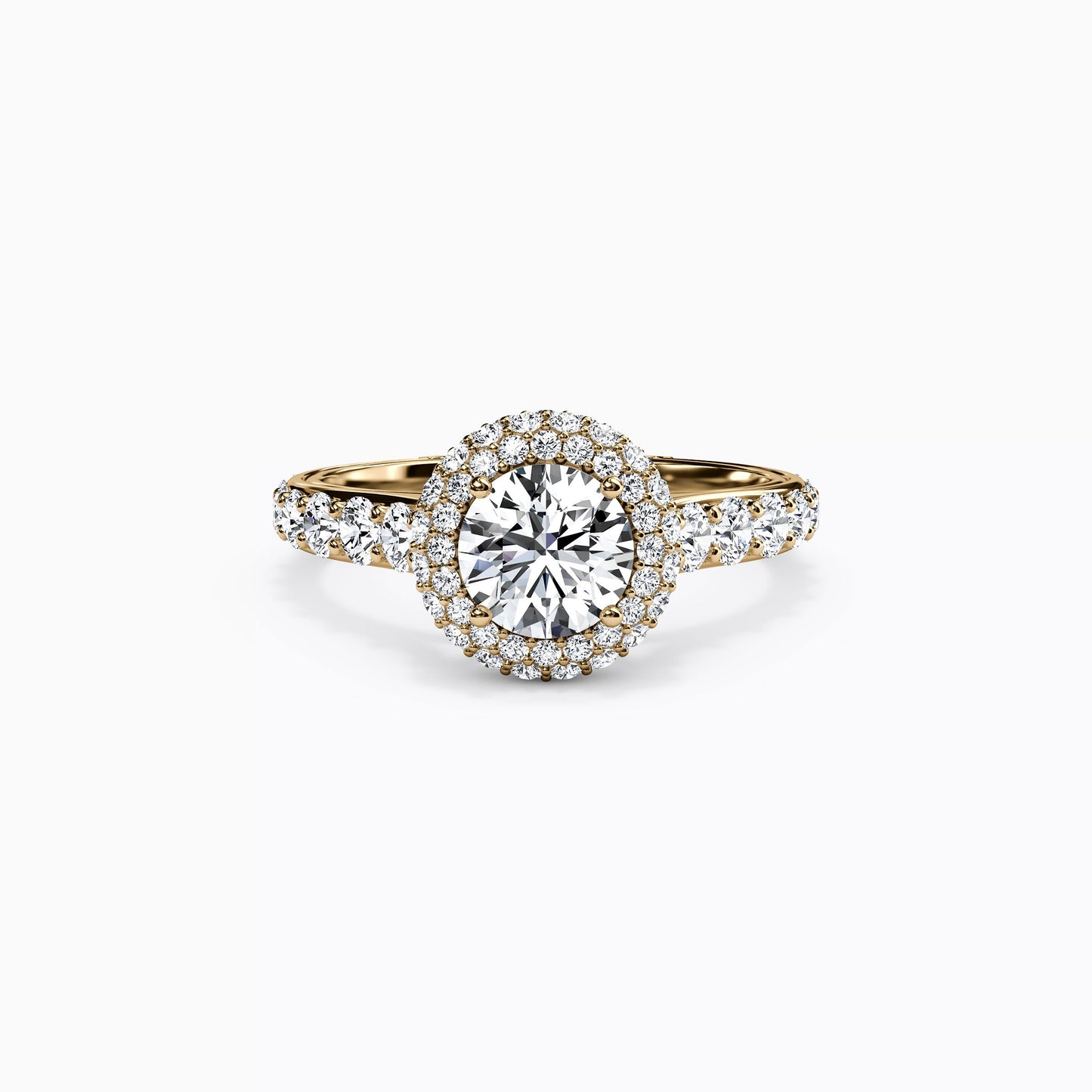 Halo Marielle Engagement Ring in 14K Gold