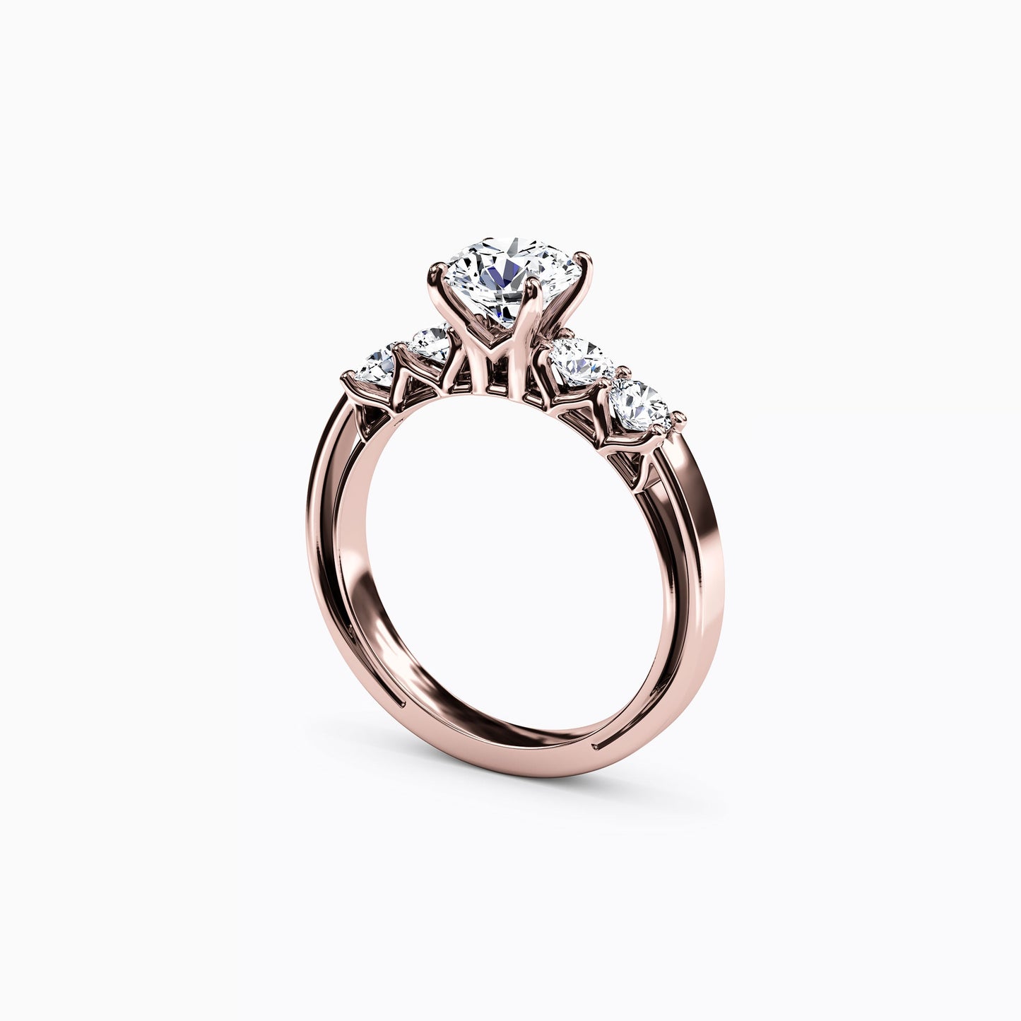 Jubilee 5-Stones Engagement Ring in 18K Gold