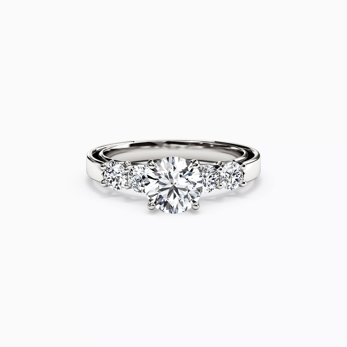 Jubilee 5-Stones Engagement Ring in Platinum