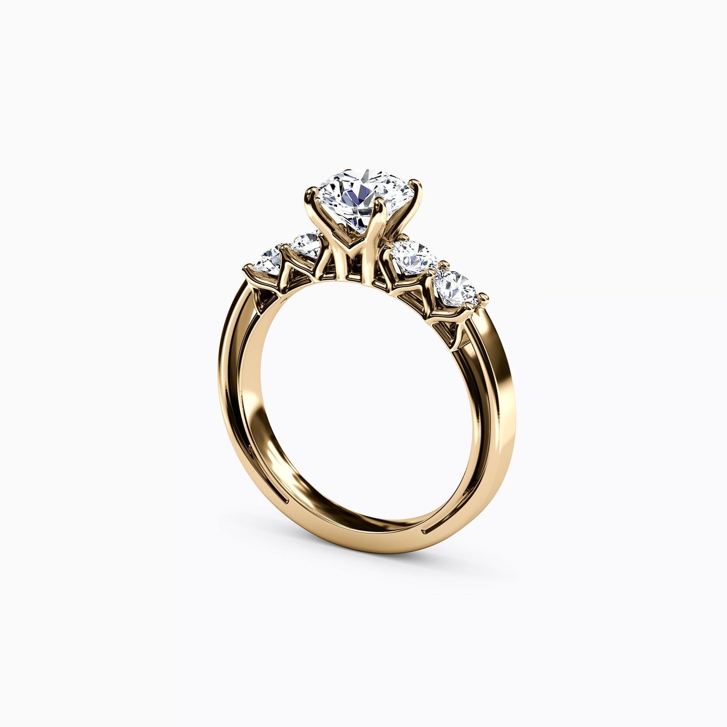 Jubilee 5-Stones Engagement Ring in 18K Gold
