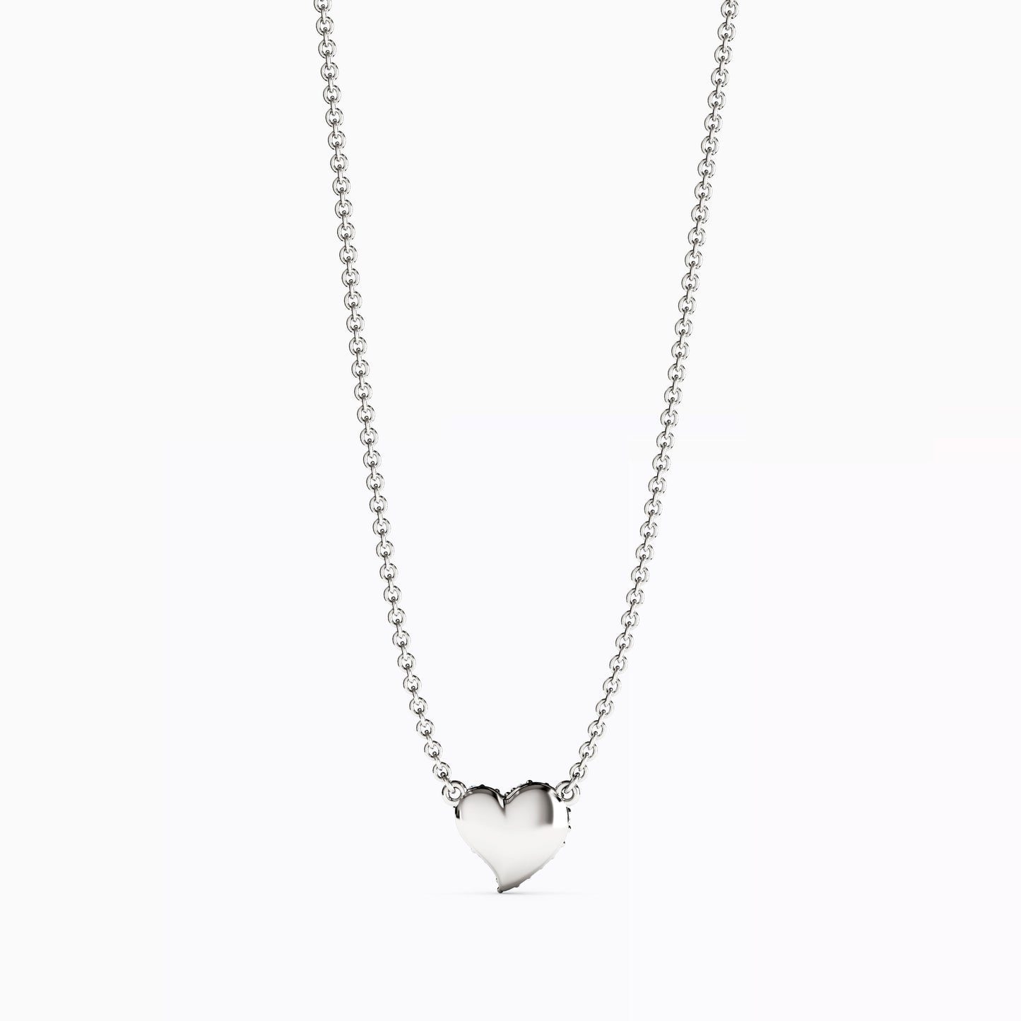 Diamond Heart Necklace in 14K Gold
