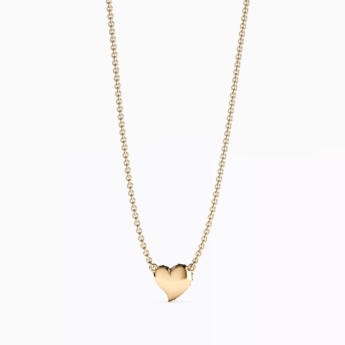 Diamond Heart Necklace in 14K Gold