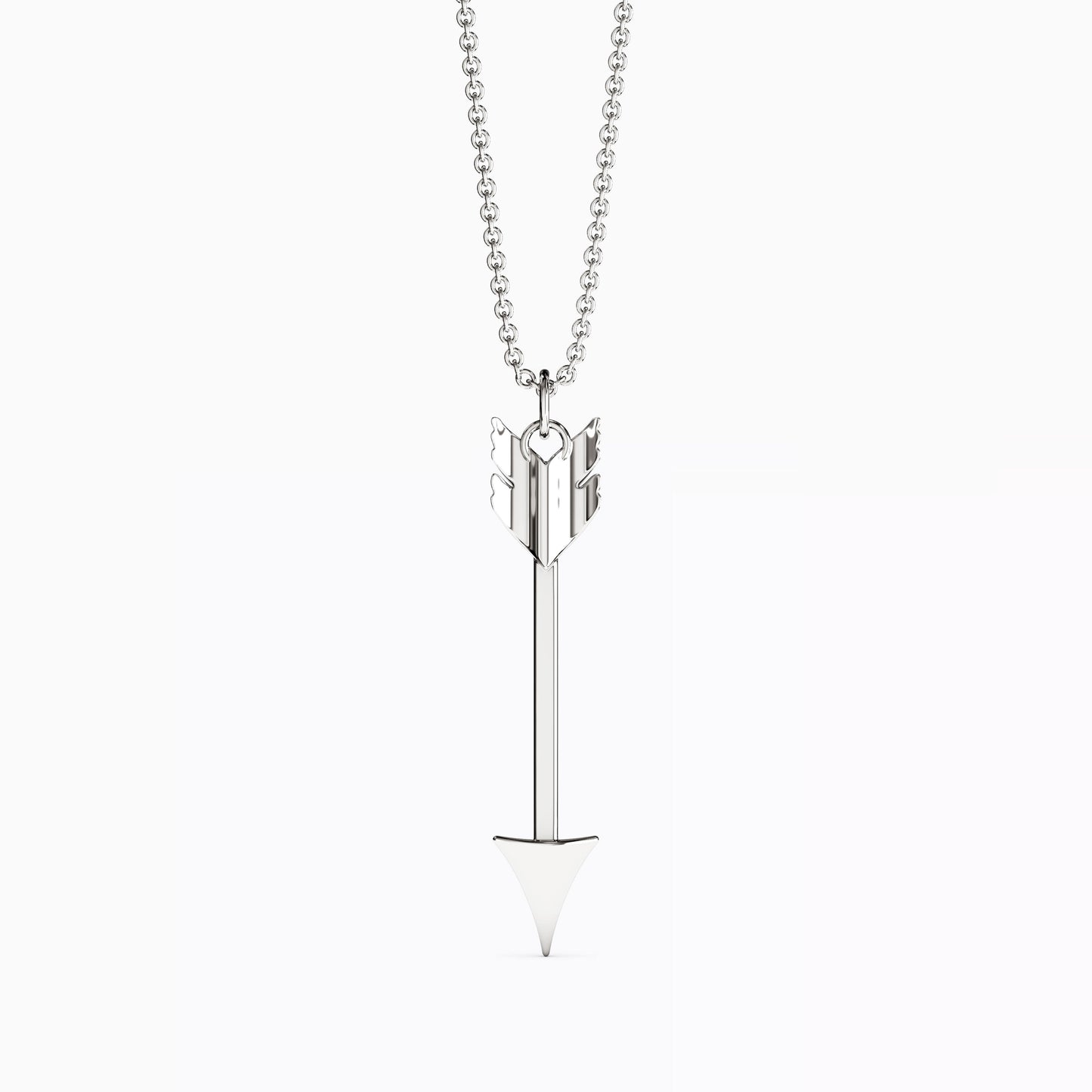 Diamond Arrow Necklace in 14K Gold