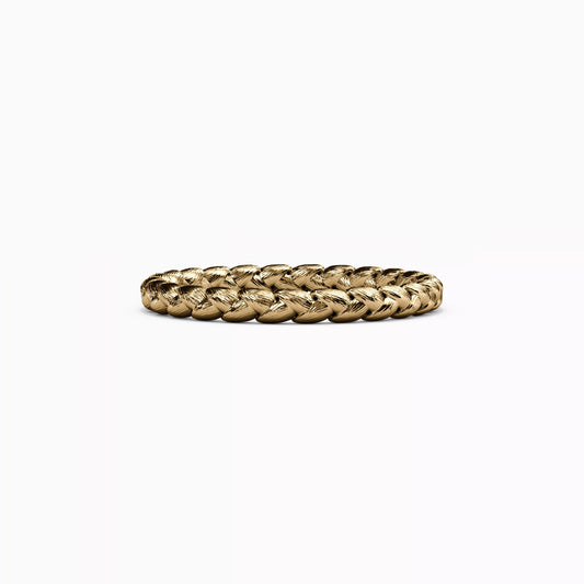 Wheat Band Ring in 14K Gold