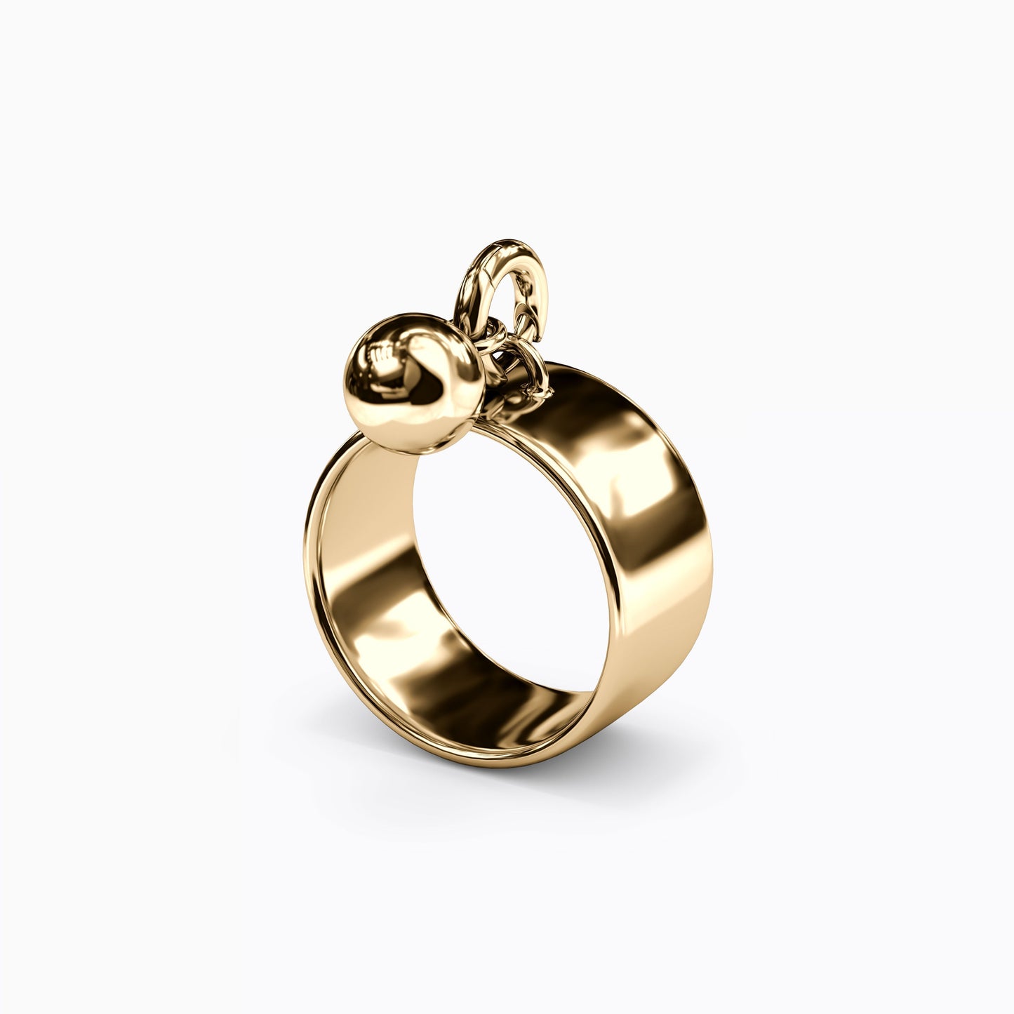 Wide Versatile Ring in 14K Gold