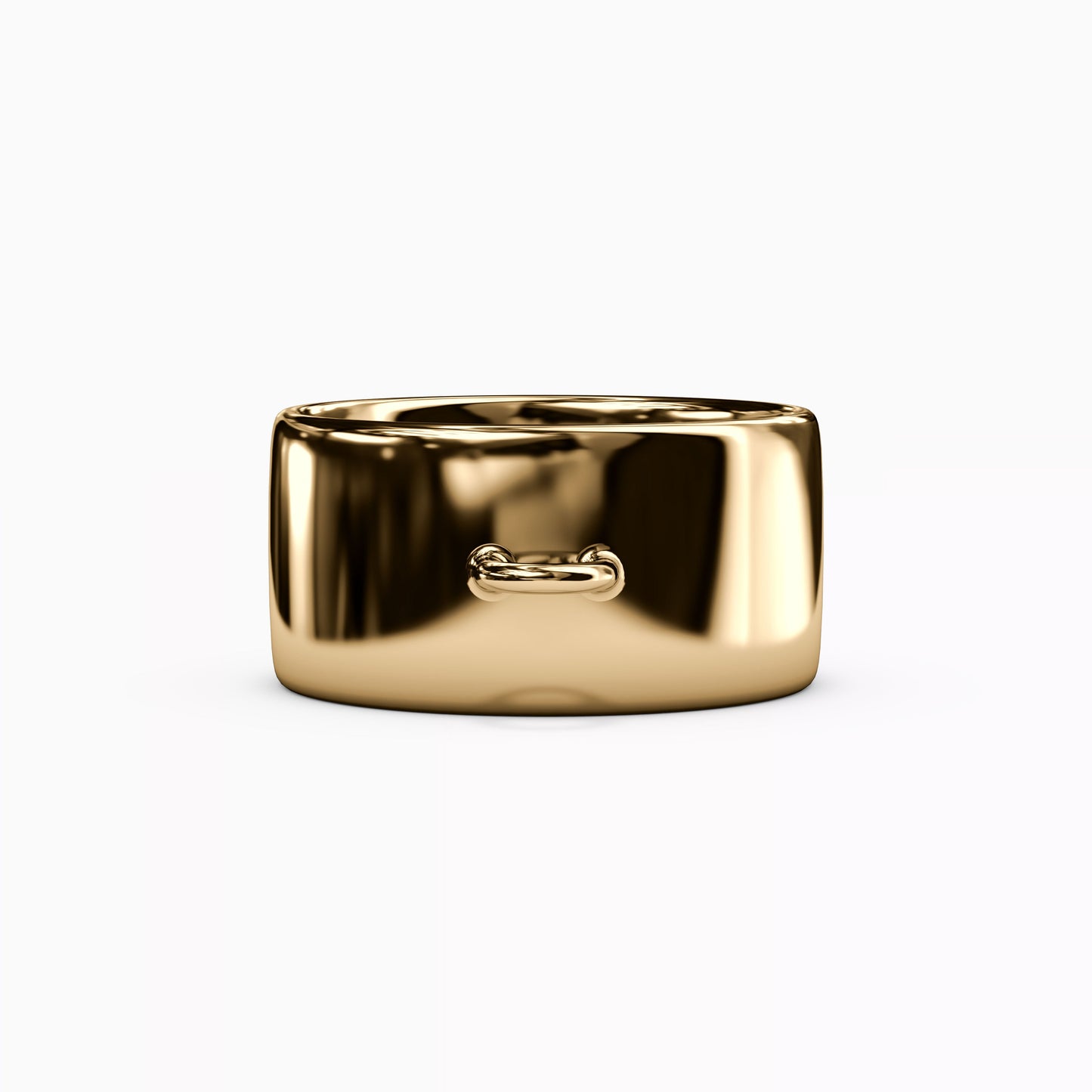 Wide Versatile Ring in 14K Gold