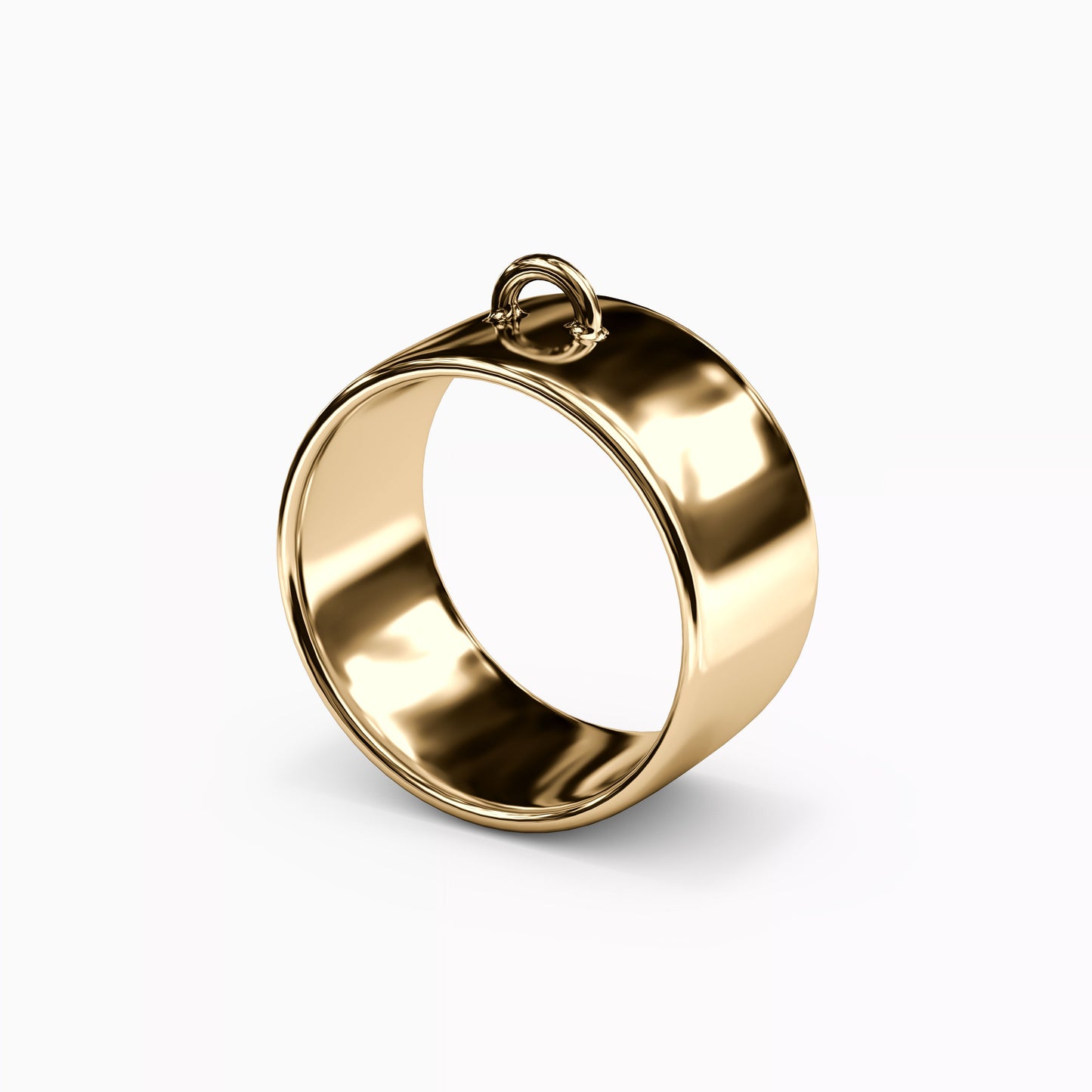 Wide Versatile Ring in 14K Gold